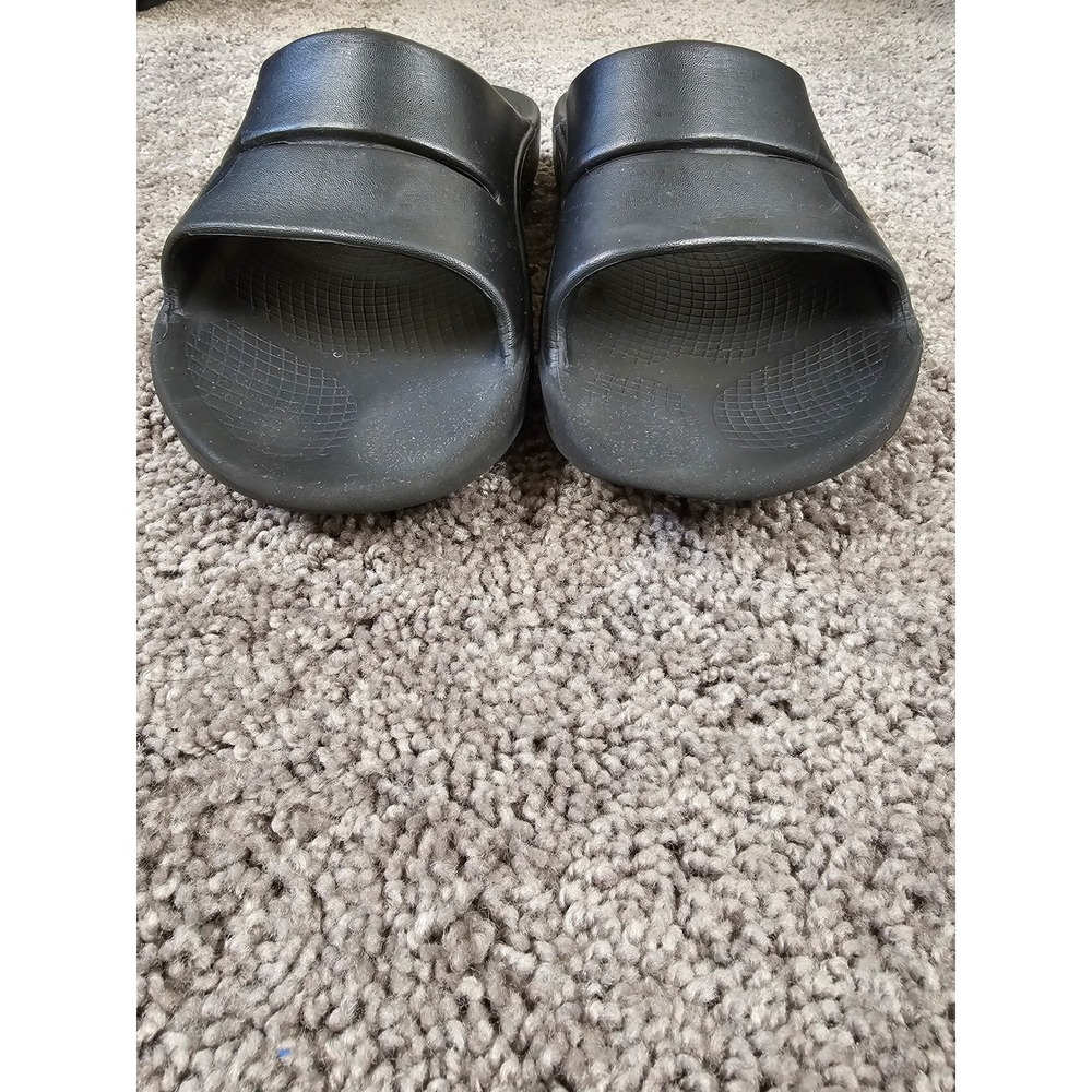 Oofos OOahh Sport Recovery Slides Black Mens 10 Womens 12 EU 43 - Picture 4 of 9